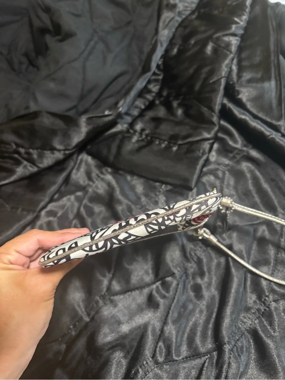 COACH Poppy Sateen Small Wristlet
